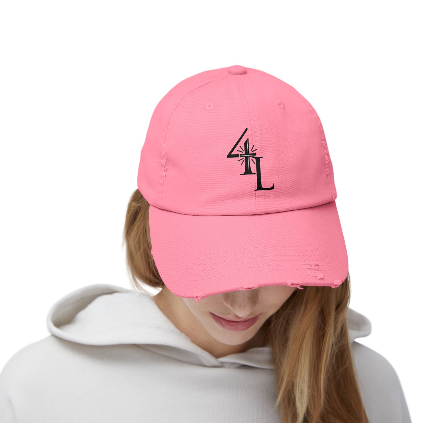 4Life Unisex Distressed Cap