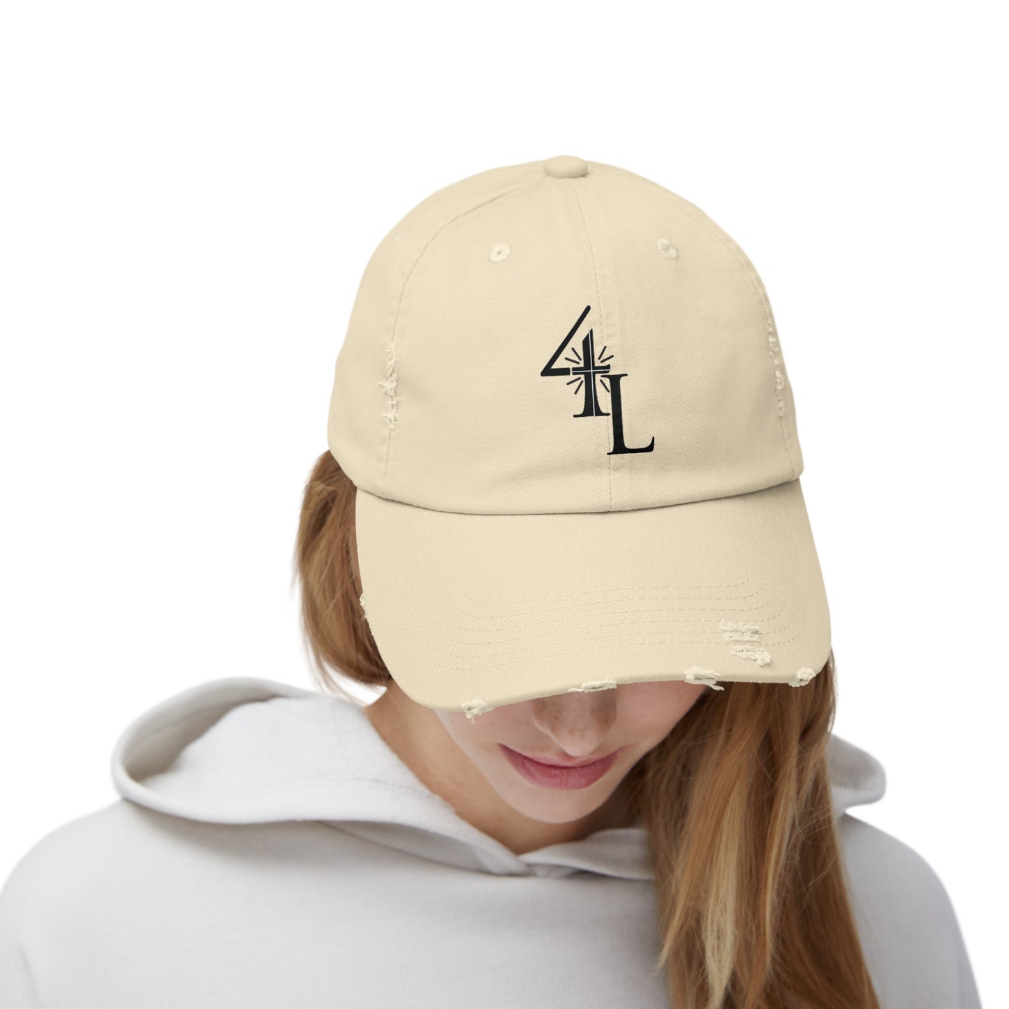 4Life Unisex Distressed Cap